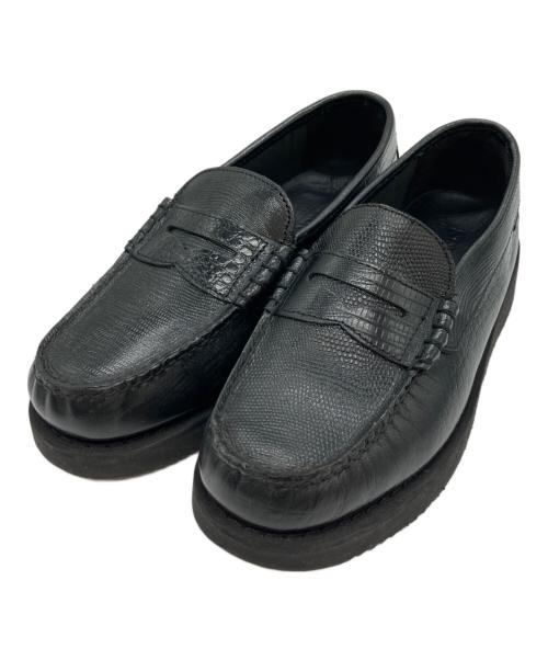 SEBAGO（セバゴ）SEBAGO (セバゴ) Engineered Garments (エンジニアードガーメンツ) エキゾチックローファー ブラック サイズ:27.5の古着・服飾アイテム