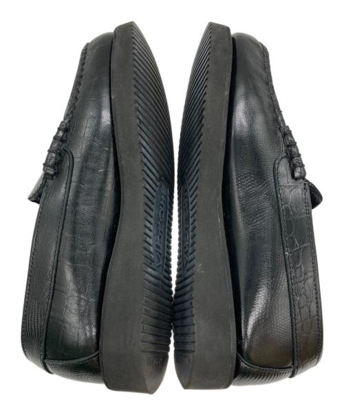 SEBAGO（セバゴ）SEBAGO (セバゴ) Engineered Garments (エンジニアードガーメンツ) エキゾチックローファー ブラック サイズ:27.5の古着・服飾アイテム