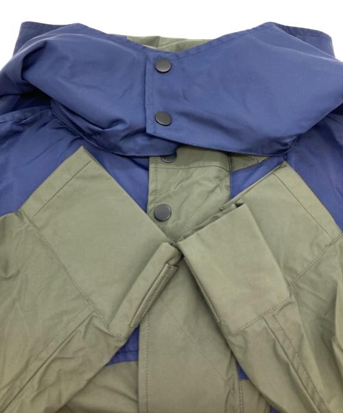 UN3D.（アンスリード）UN3D. (アンスリード) ライトマウンテンコート ブルー×グリーン サイズ:Sの古着・服飾アイテム