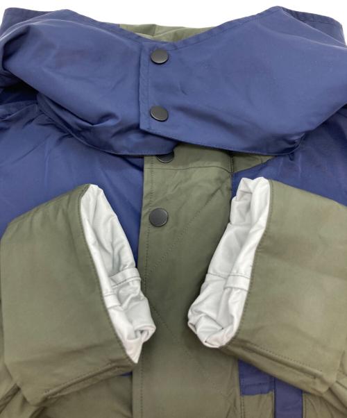 UN3D.（アンスリード）UN3D. (アンスリード) ライトマウンテンコート ブルー×グリーン サイズ:Sの古着・服飾アイテム