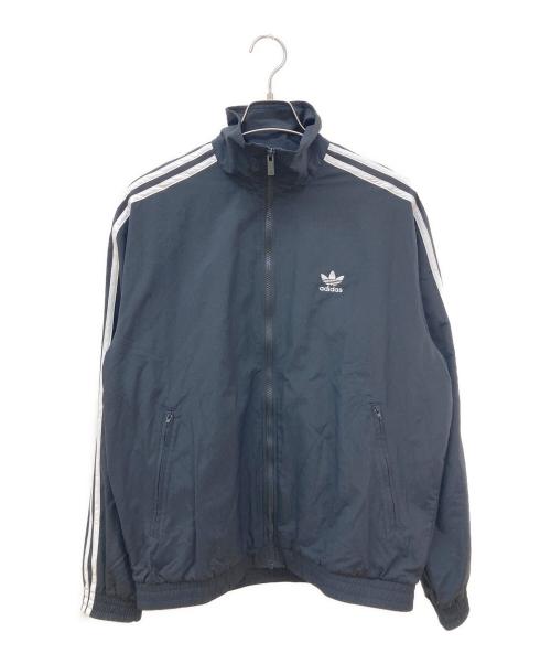 adidas（アディダス）adidas (アディダス) アディカラー ウーブン ファイヤーバード トラックトップ ブラック サイズ:XLの古着・服飾アイテム
