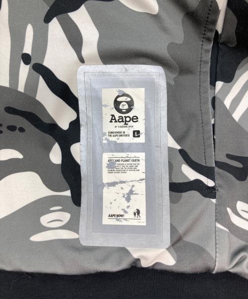 A BATHING APE（ア ベイシング エイプ）A BATHING APE (ア ベイシング エイプ) リバーシブルジップパーカー ブラック サイズ:Lの古着・服飾アイテム