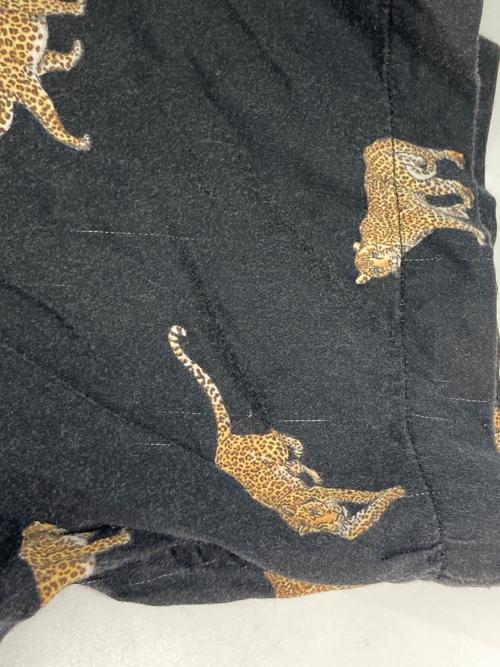 Schott（ショット）Schott (ショット) レオパードハワイアンシャツ ブラック サイズ:Lの古着・服飾アイテム