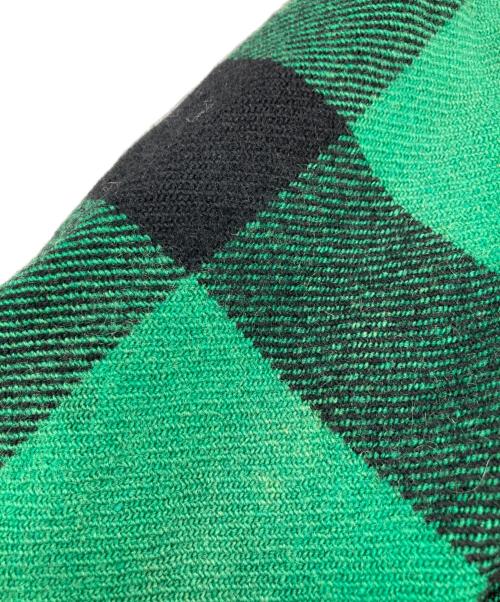 Hirsch weis（ハーシュワイス）Hirsch weis (ハーシュワイス) マッキーノジャケット グリーン×ブラック サイズ:不明の古着・服飾アイテム