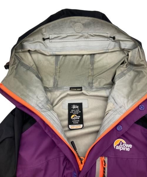 Lowe Alpine（ロウアルパイン）Lowe Alpine (ロウアルパイン) stussy (ステューシー) マウンテンパーカー パープル×ブラック サイズ:Mの古着・服飾アイテム