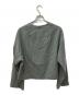 SOFTHYPHEN (ソフトハイフン) NOCOLLAR PULLOVER SHIRT JACKET グリーン サイズ:2：5000円