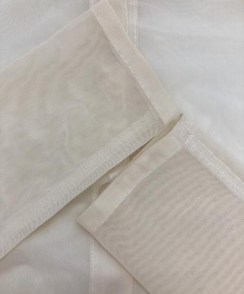 La Mode BALENCIAGA（ラモード バレンシアガ）La Mode BALENCIAGA (ラモード バレンシアガ) シアーシャツ ベージュ サイズ:38の古着・服飾アイテム