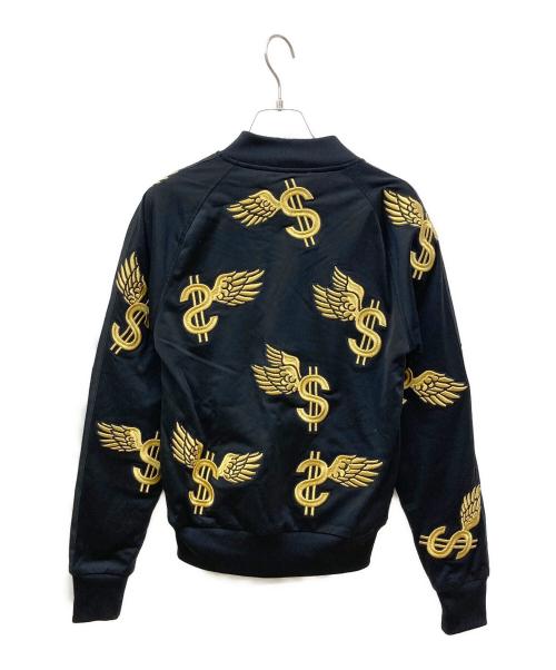 adidas（アディダス）adidas (アディダス) JEREMY SCOTT (ジェレミースコット) トラックジャケット ブラック×ゴールド サイズ:SIZE XSの古着・服飾アイテム