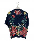 Sun Surfサンサーフ）の古着「アロハシャツ」｜ネイビー