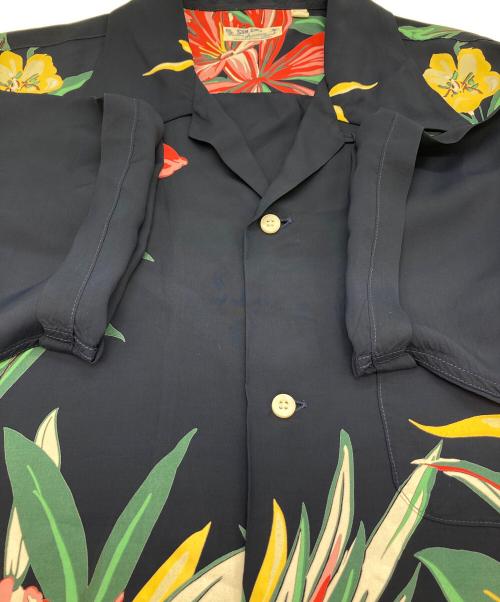 Sun Surf（サンサーフ）Sun Surf (サンサーフ) アロハシャツ ネイビー サイズ:Mの古着・服飾アイテム