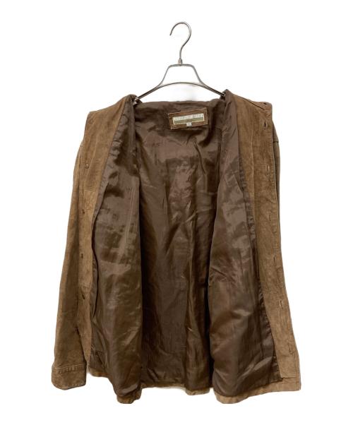 PERRY ELLIS（ペリーエリス）PERRY ELLIS (ペリーエリス) ピッグレザージャケット ブラウン サイズ:Lの古着・服飾アイテム