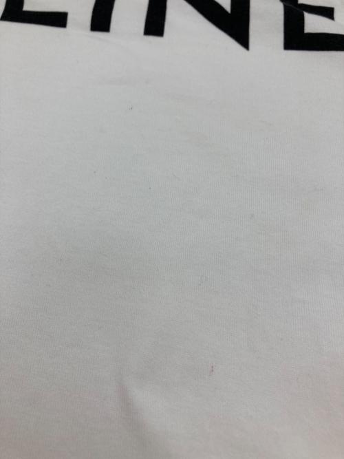 CELINE（セリーヌ）CELINE (セリーヌ) ロゴプリントTシャツ ホワイト サイズ:Mの古着・服飾アイテム
