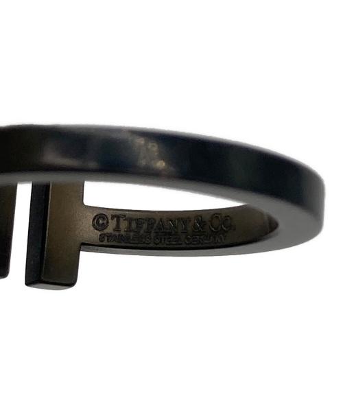 TIFFANY & Co.（ティファニー アンド コー）TIFFANY & Co. (ティファニー) Tスクエアリング ブラック サイズ:15号の古着・服飾アイテム