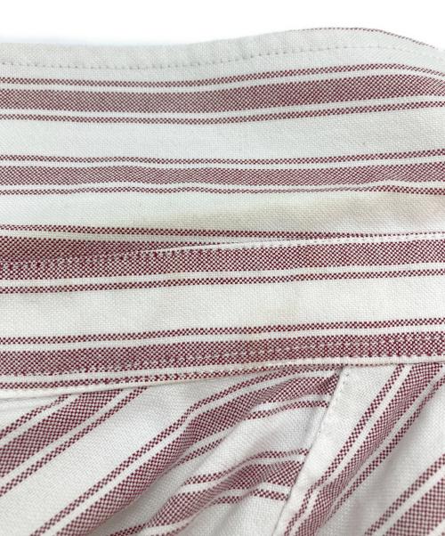 stussy（ステューシー）stussy (ステューシー) ストライプシャツ ホワイト×ピンク サイズ:Mの古着・服飾アイテム