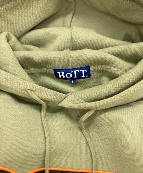 BoTT（ボット）BoTT (ボット) V2 LOGO HOODIE グリーン サイズ:Lの古着・服飾アイテム