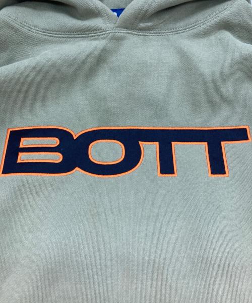 BoTT（ボット）BoTT (ボット) V2 LOGO HOODIE グリーン サイズ:Lの古着・服飾アイテム