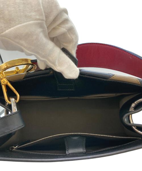 FENDI（フェンディ）FENDI (フェンディ) 2WAYショルダーバッグ ブラック×ブラウン サイズ:-の古着・服飾アイテム