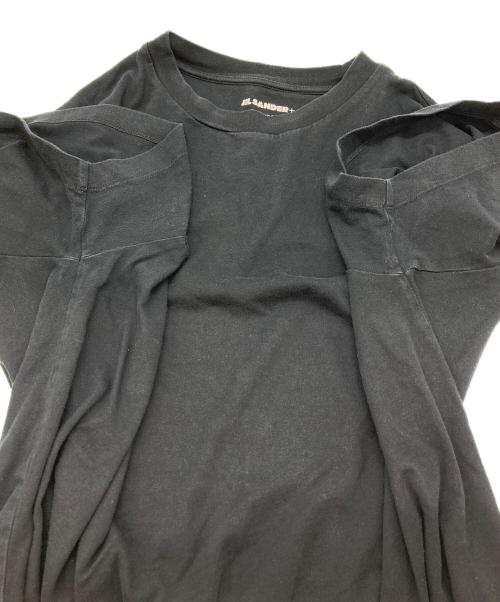 JIL SANDER（ジルサンダー）JIL SANDER (ジルサンダー) パックTシャツ ブラック サイズ:XLの古着・服飾アイテム