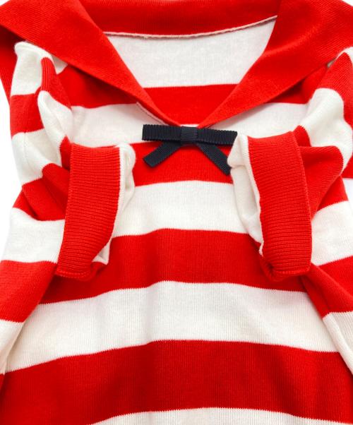 MIU MIU（ミュウミュウ）MIU MIU (ミュウミュウ) 半袖ニット レッド サイズ:Sの古着・服飾アイテム