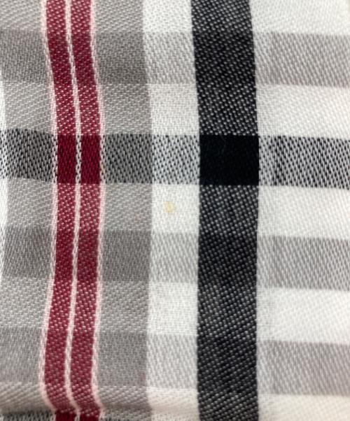 LOUIS VUITTON（ルイ ヴィトン）LOUIS VUITTON (ルイ ヴィトン) マドラスチェックモノグラムストール ホワイト×レッドの古着・服飾アイテム