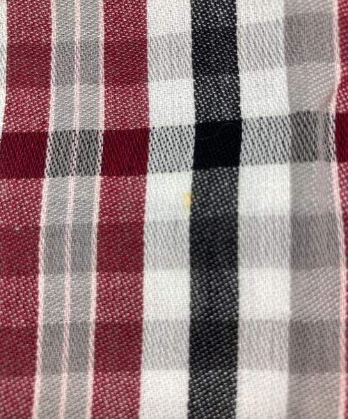 LOUIS VUITTON（ルイ ヴィトン）LOUIS VUITTON (ルイ ヴィトン) マドラスチェックモノグラムストール ホワイト×レッドの古着・服飾アイテム