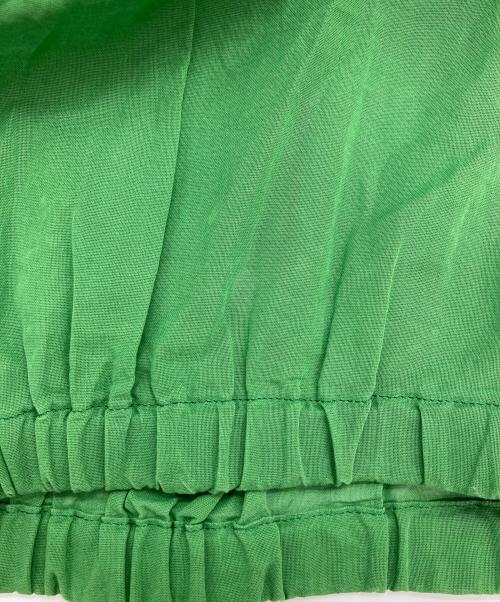 6(ROKU) BEAUTY&YOUTH（ロク ビューティーアンドユース）6(ROKU) BEAUTY&YOUTH (ロク ビューティーアンドユース) シアーブラウス グリーン サイズ:FREEの古着・服飾アイテム