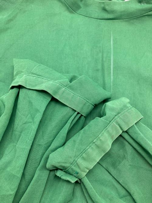 6(ROKU) BEAUTY&YOUTH（ロク ビューティーアンドユース）6(ROKU) BEAUTY&YOUTH (ロク ビューティーアンドユース) シアーブラウス グリーン サイズ:FREEの古着・服飾アイテム