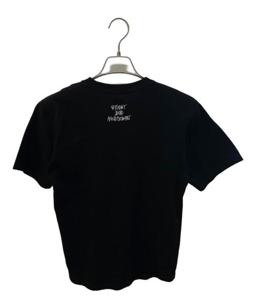 stussy（ステューシー）stussy (ステューシー) A BATHING APE (ア ベイシング エイプ) ABCカモ30周年コラボTシャツ ブラック×ピンク サイズ:Sの古着・服飾アイテム