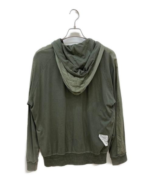 DIESEL（ディーゼル）DIESEL (ディーゼル) ヴィンテージ加工ジップアップジャケット カーキ サイズ:Sの古着・服飾アイテム