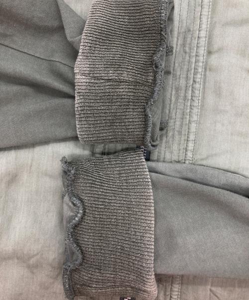 DIESEL（ディーゼル）DIESEL (ディーゼル) ヴィンテージ加工ジップアップジャケット カーキ サイズ:Sの古着・服飾アイテム