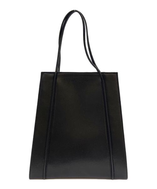 Salvatore Ferragamo（サルヴァトーレ フェラガモ）Salvatore Ferragamo (サルヴァトーレ フェラガモ) レザーハンドバッグ ブラックの古着・服飾アイテム