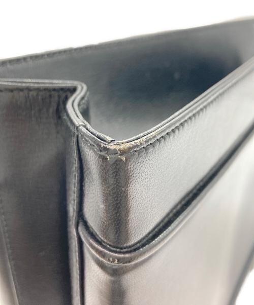 Salvatore Ferragamo（サルヴァトーレ フェラガモ）Salvatore Ferragamo (サルヴァトーレ フェラガモ) レザーハンドバッグ ブラックの古着・服飾アイテム