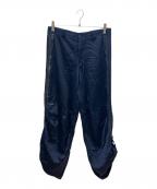 MARITHE+FRANCOIS GIRBAUDマリテフランソワジルボー）の古着「サテンパンツ」｜ネイビー