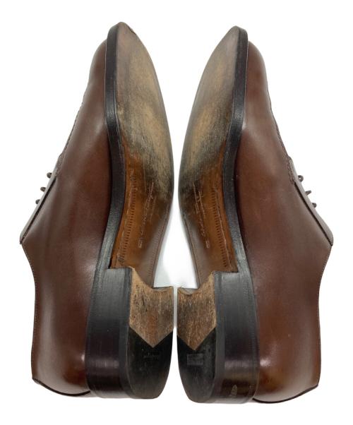 Salvatore Ferragamo（サルヴァトーレ フェラガモ）Salvatore Ferragamo (サルヴァトーレ フェラガモ) スクエアトゥシューズ ブラウン サイズ:8の古着・服飾アイテム