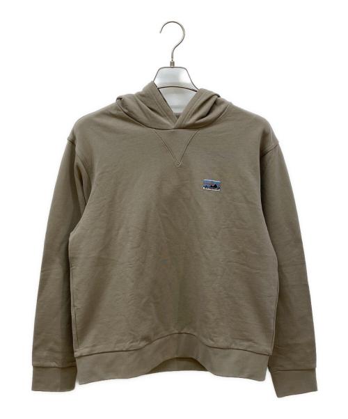 Patagonia（パタゴニア）Patagonia (パタゴニア) デイリー・フーディ・スウェットシャツ ベージュ サイズ:Sの古着・服飾アイテム