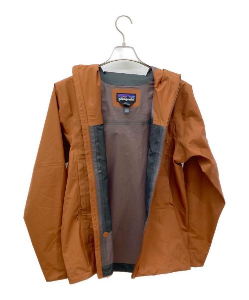 Patagonia（パタゴニア）Patagonia (パタゴニア) ボルダー・フォーク・レイン・ジャケット ブラウン サイズ:XSの古着・服飾アイテム