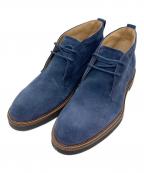 TOD'Sトッズ）の古着「スウェードチャッカーブーツ」｜ネイビー