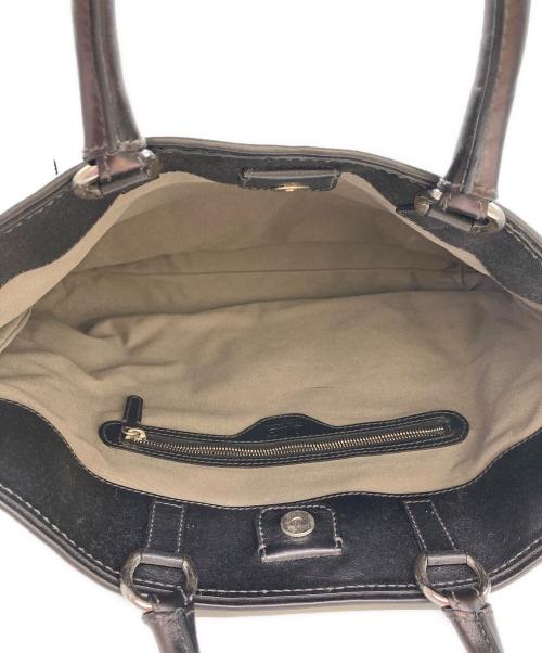 D&G（ディーアンドジー）D&G (ディーアンドジー) パンチングレザートートバッグ ブラック サイズ:-の古着・服飾アイテム