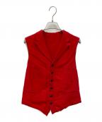 YOHJI YAMAMOTOヨウジヤマモト）の古着「ベスト」｜レッド