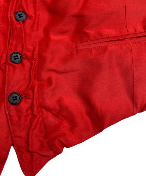 YOHJI YAMAMOTO（ヨウジヤマモト）YOHJI YAMAMOTO (ヨウジヤマモト) ベスト レッド サイズ:Mの古着・服飾アイテム