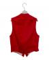 YOHJI YAMAMOTO (ヨウジヤマモト) ベスト レッド サイズ:M：5000円