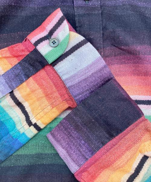 PAUL SMITH（ポールスミス）Paul Smith (ポールスミス) マルチストライプシャツ マルチカラー サイズ:Lの古着・服飾アイテム