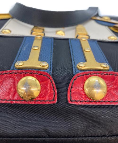 PRADA（プラダ）PRADA (プラダ) ロボット ナイロン 2WAYハンドバッグ ブラック サイズ:-の古着・服飾アイテム