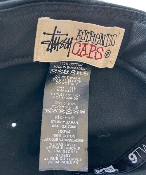 New Era（ニューエラ）New Era (ニューエラ) stussy (ステューシー) キャップ ブラック サイズ:-の古着・服飾アイテム
