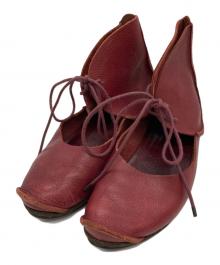 Trippen（トリッペン）の古着「レースアップシューズ」｜レッド