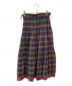 慈雨ジウ）の古着「ロングスカート」｜マルチカラー