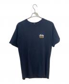stussyステューシー）の古着「ロゴTシャツ」｜ブラック