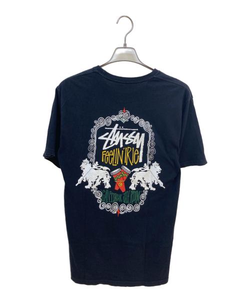 stussy（ステューシー）stussy (ステューシー) ロゴTシャツ ブラック サイズ:Mの古着・服飾アイテム