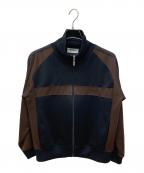 adidasアディダス）の古着「トラックジャケット」｜ブラウン×ブラック