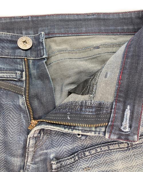 MARITHE+FRANCOIS GIRBAUD（マリテフランソワジルボー）MARITHE+FRANCOIS GIRBAUD (マリテフランソワジルボー) デニムパンツ インディゴ サイズ:Lの古着・服飾アイテム